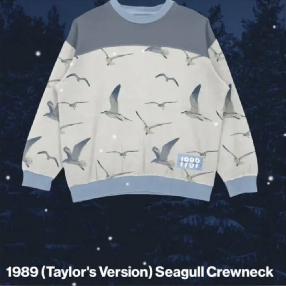 Taylor Swift 1989 Seagull Crewneck - 2XL